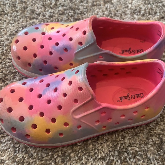 Cat & Jack Shoes Tie Dye Cat Jack Jese Slip On Water Shoes Size 8
